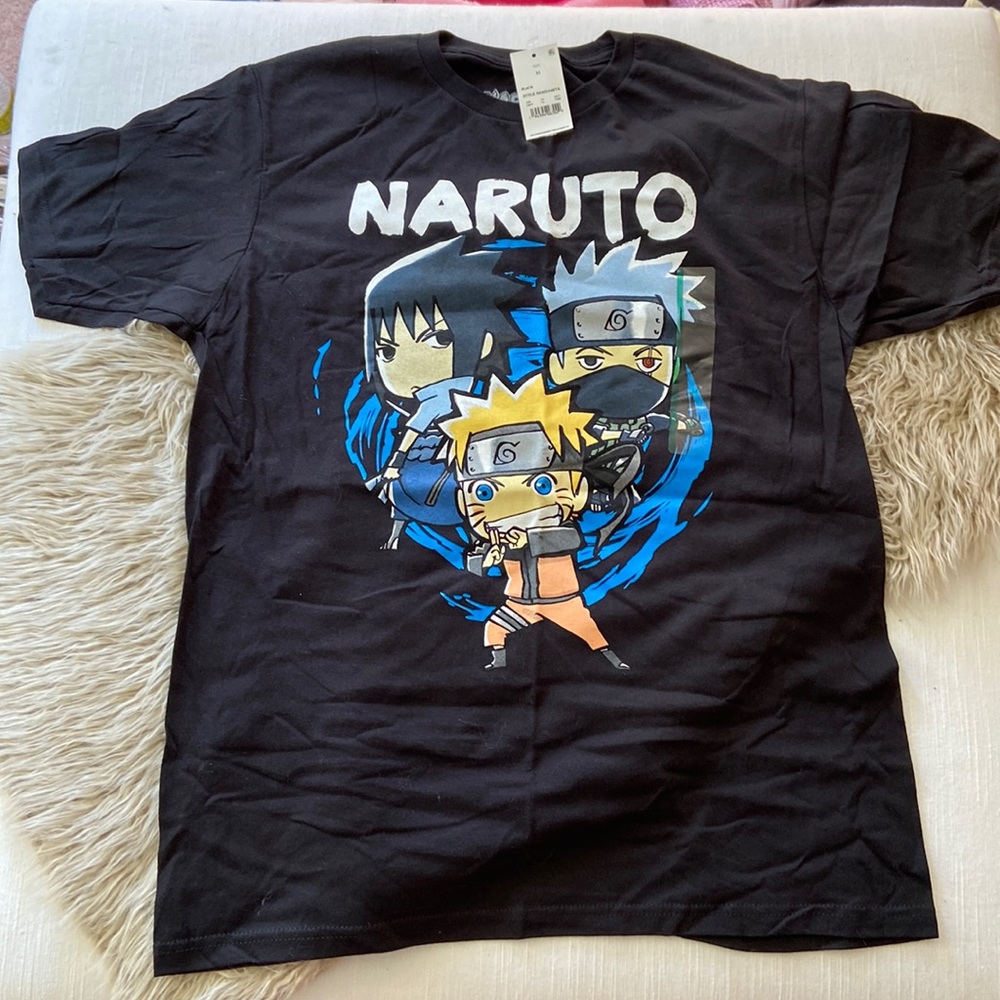 NWT Naruto Mens Tee T-shirt Sz M